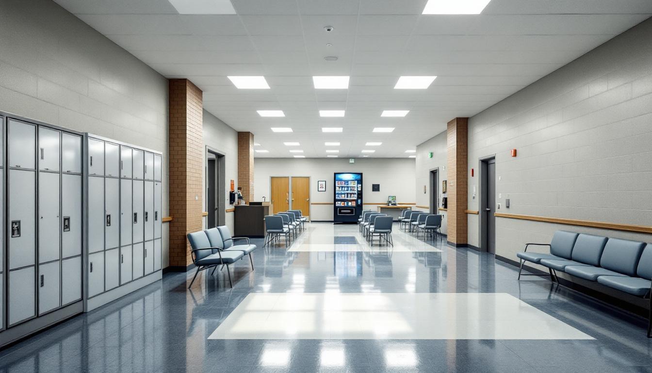 Visitation area at Bourbon County Jail