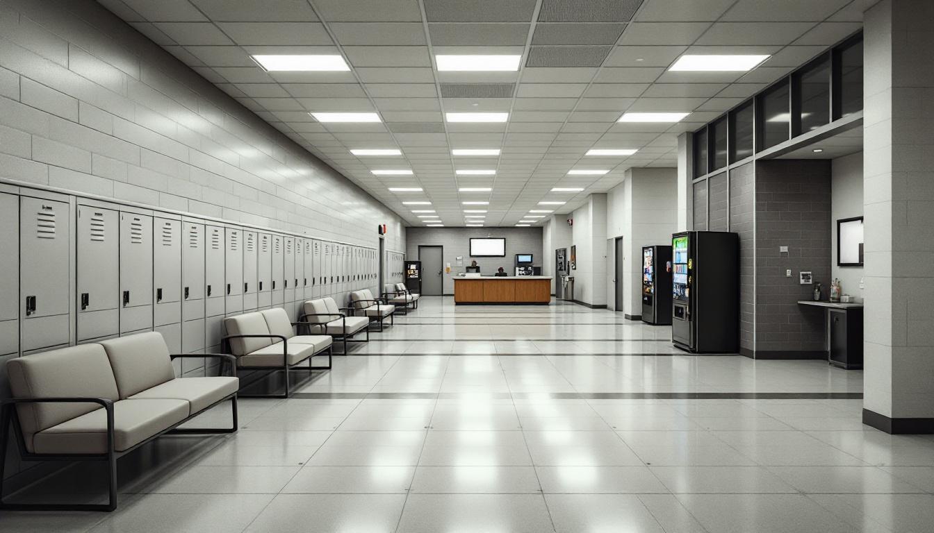 Visitation facilities and waiting area at Daviess County Detention Center