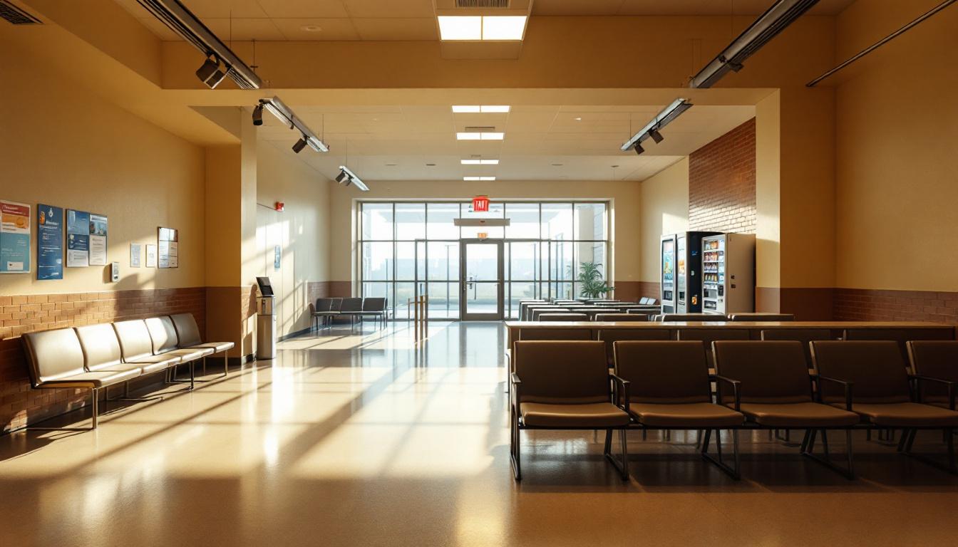 Visitation area at Jessamine County Detention Center