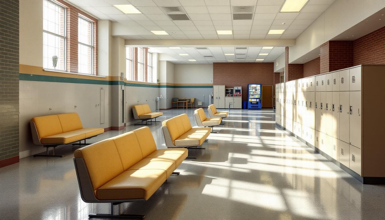 Visitation facilities and waiting area at Larue County Jail