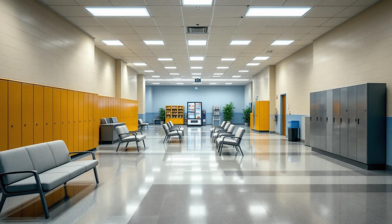 Visitation facilities and waiting area at Kentucky River Regional Jail