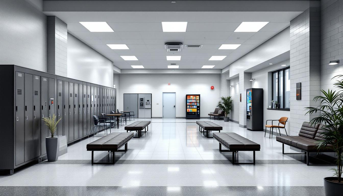 Visitation area at Pulaski County Detention Center
