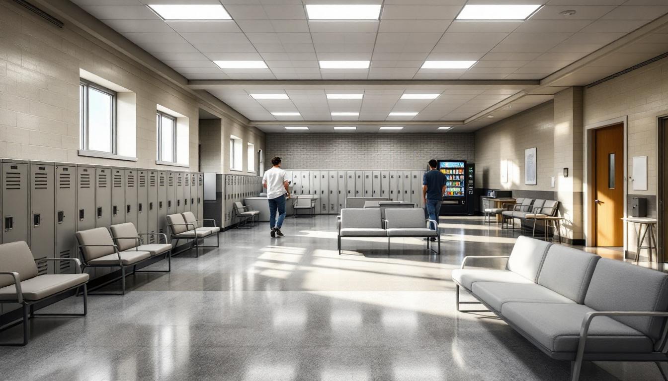 Visitation facilities and waiting area at Kenton County Detention Center