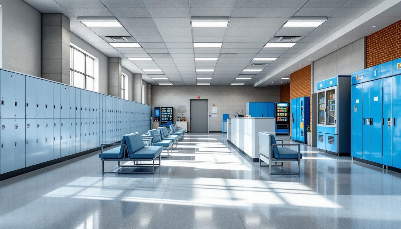 Visitation area at Kent County Jail
