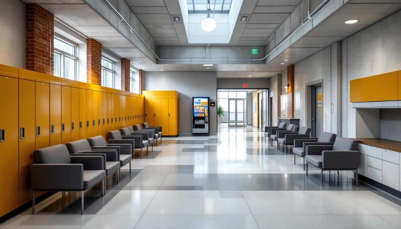 Visitation area at Calhoun County Jail