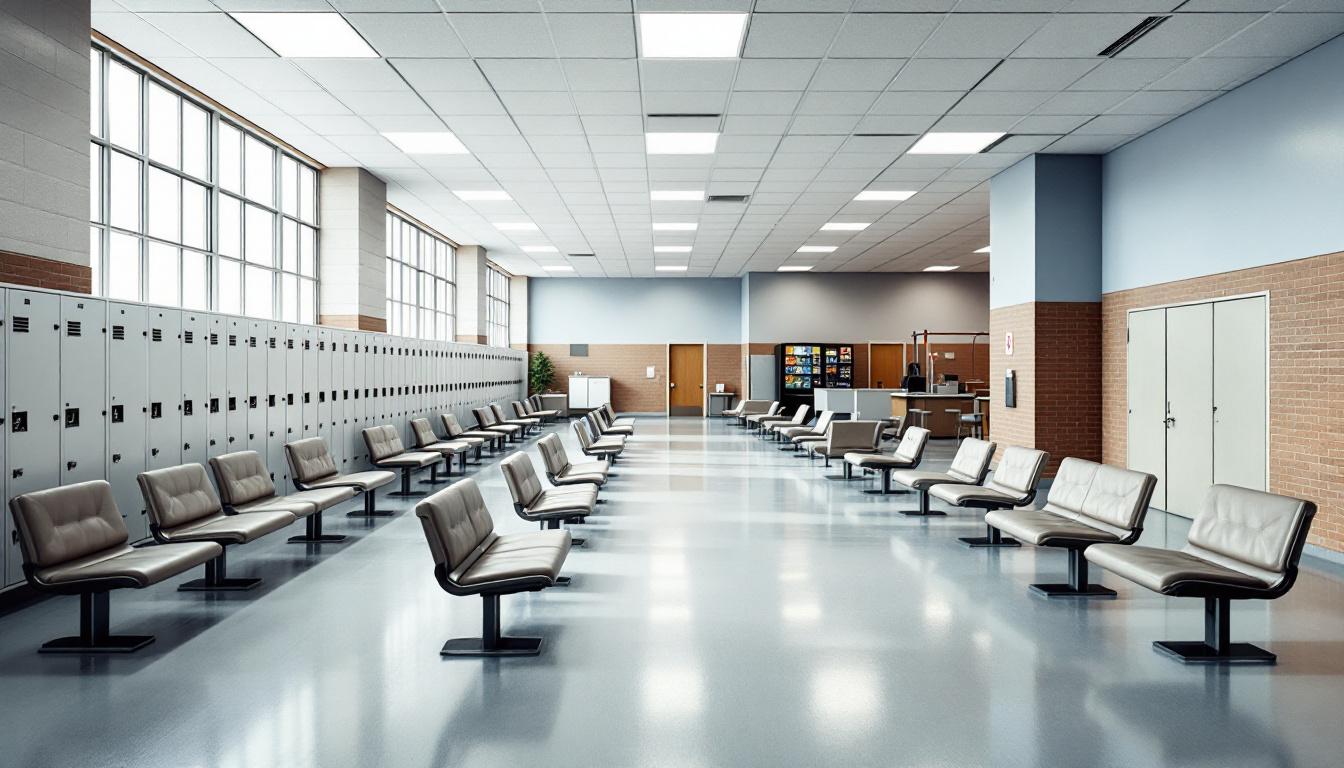 Visitation area at Charles Egeler Reception & Guidance Center