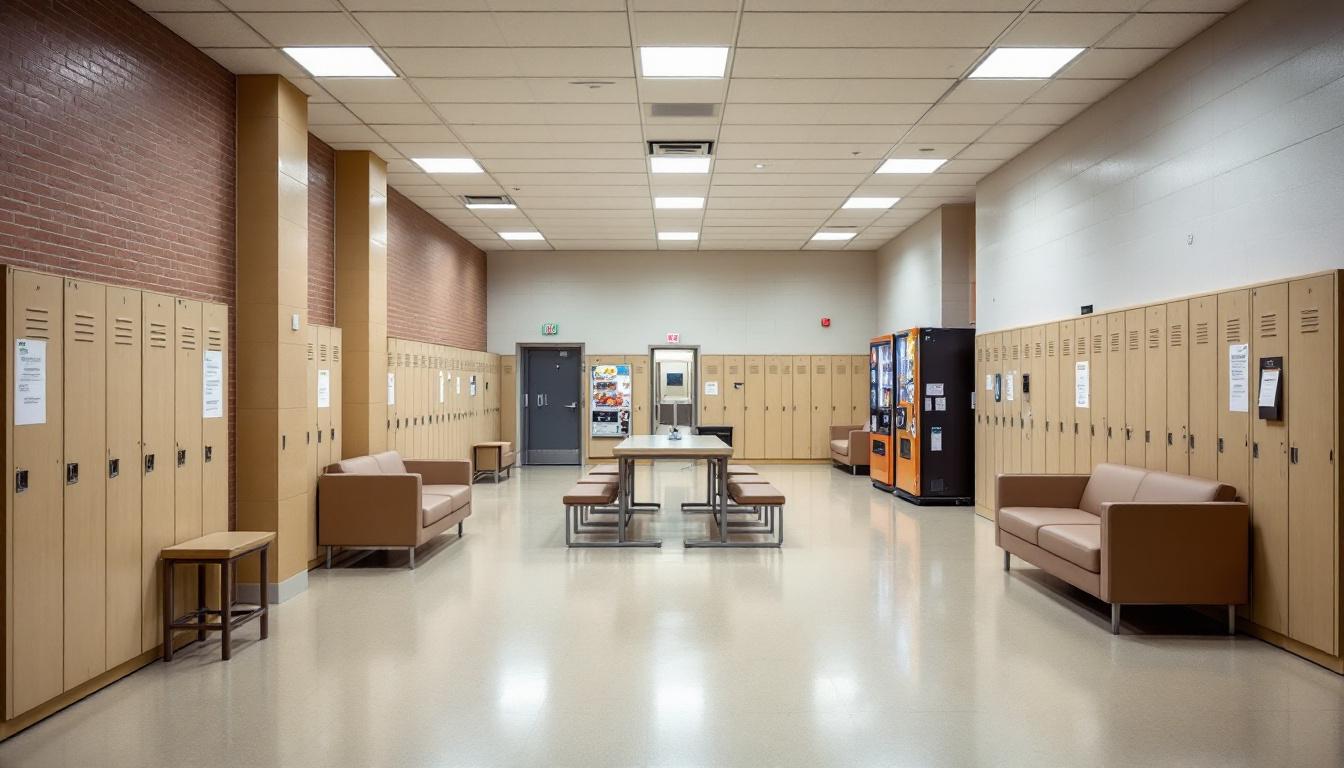 Visitation facilities and waiting area at Osceola County Corrections Department