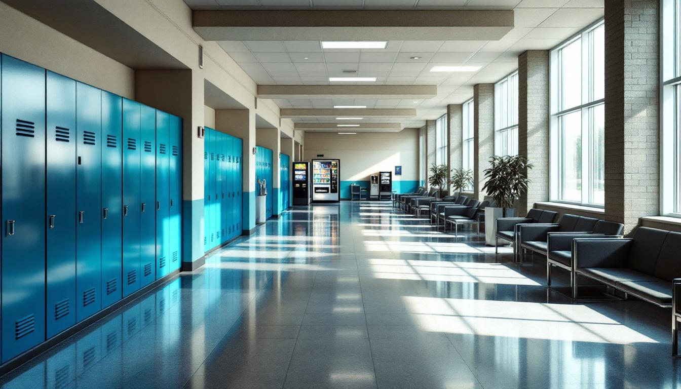 Visitation facilities and waiting area at Allegan County Jail