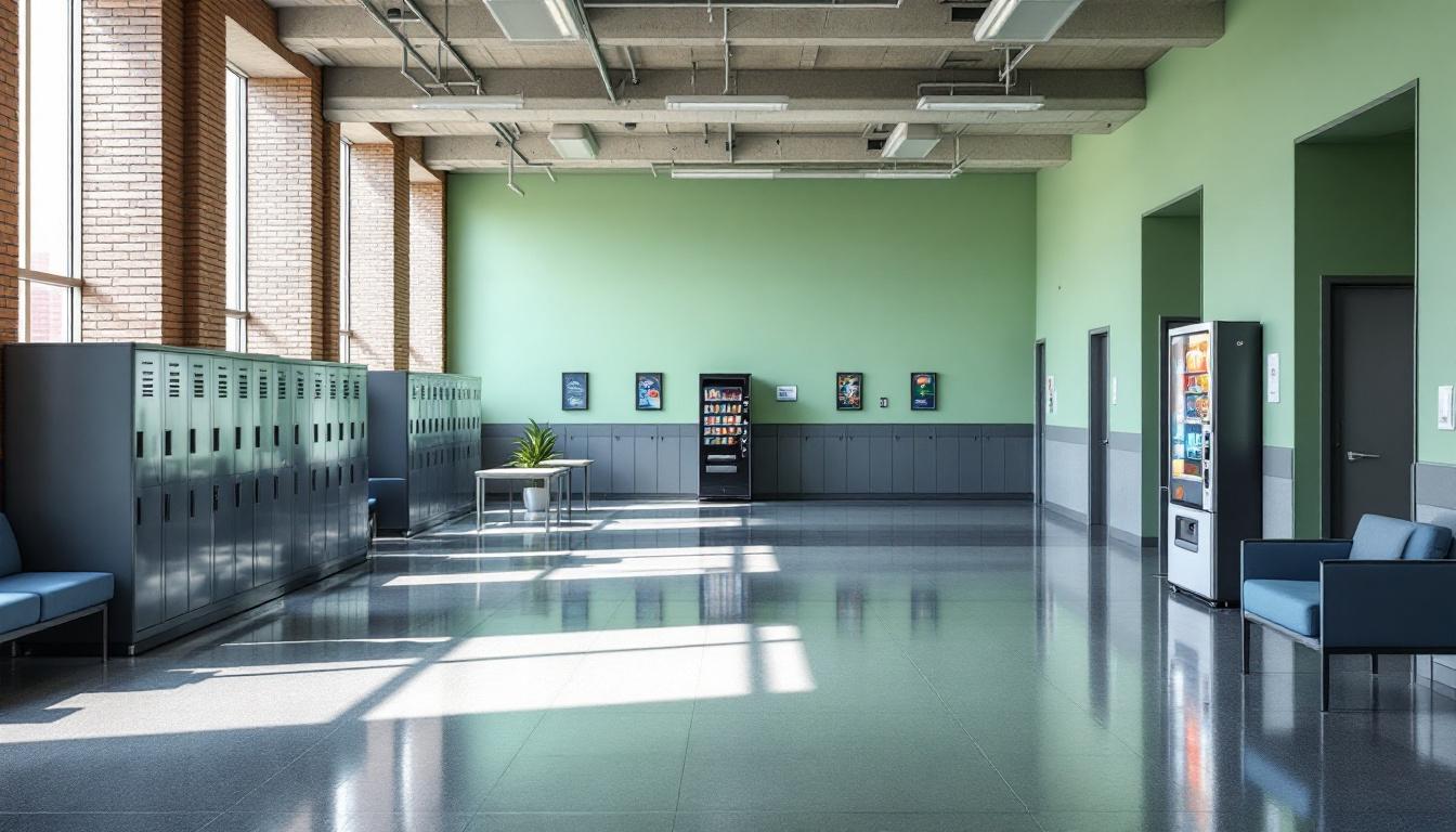 Visitation area at Newberry Correctional Facility