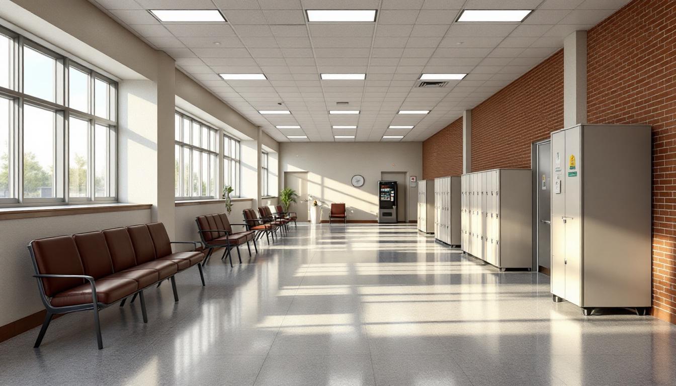 Visitation area at Mecosta County Sheriff Department
