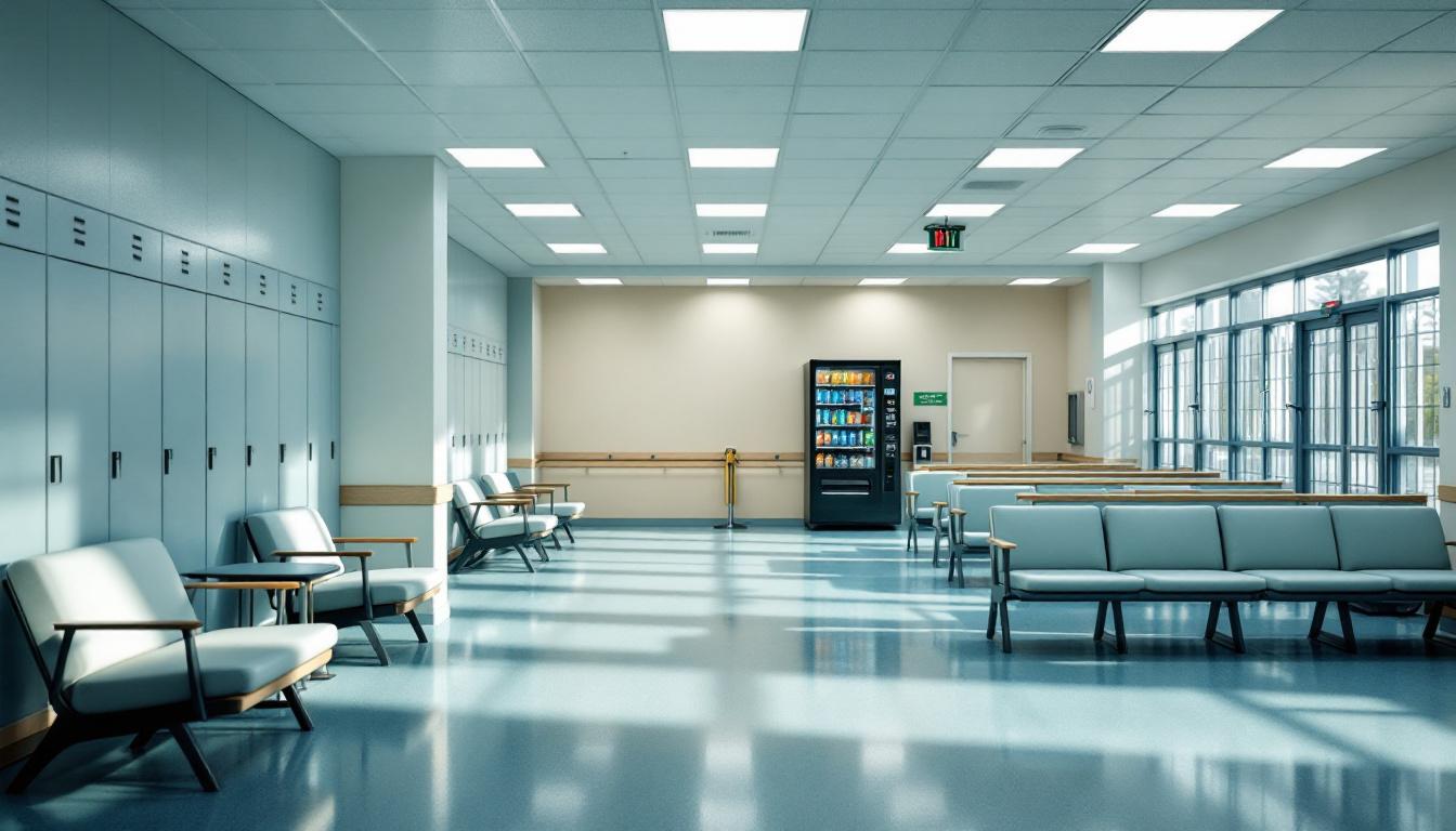 Visitation facilities and waiting area at The Old Wayne County Jail