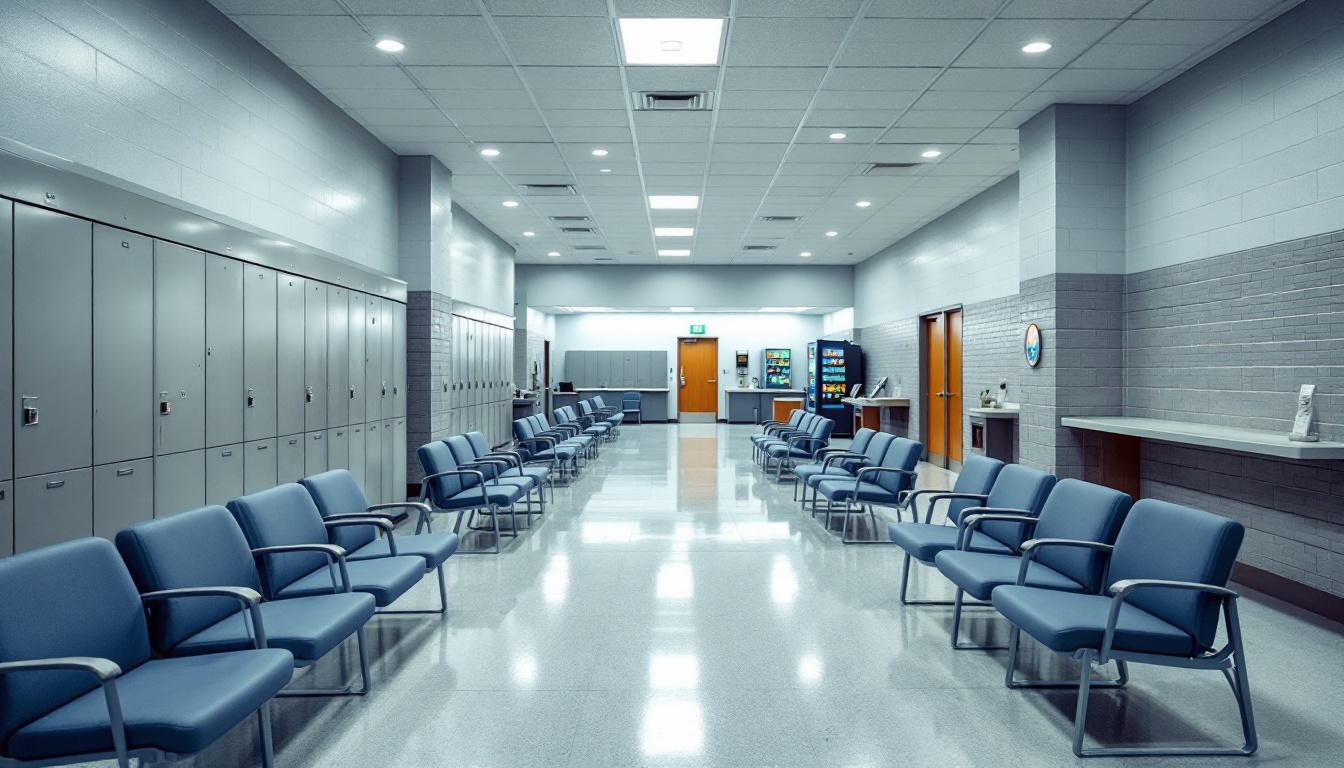Visitation area at Gogebic County Sheriff's Office