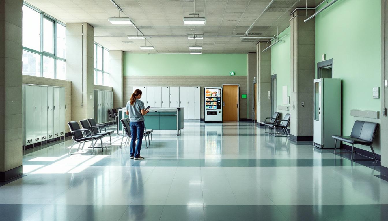 Visitation area at Livingston County Jail