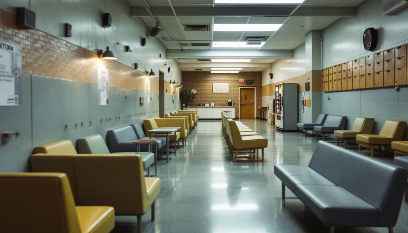 Visitation area at Jennings County Sheriff