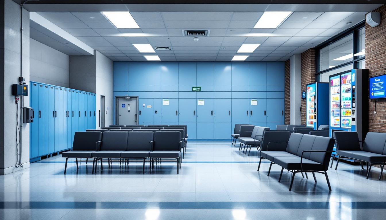 Visitation facilities and waiting area at Ripley County Jail