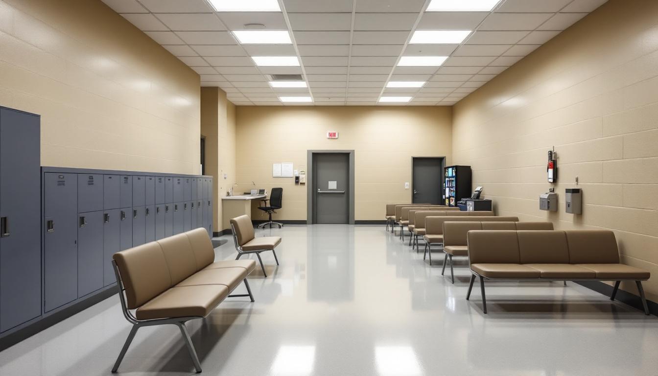 Visitation area at Porter County Sheriff’s Office