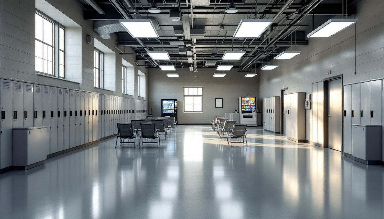 Visitation area at Kosciusko County Jail