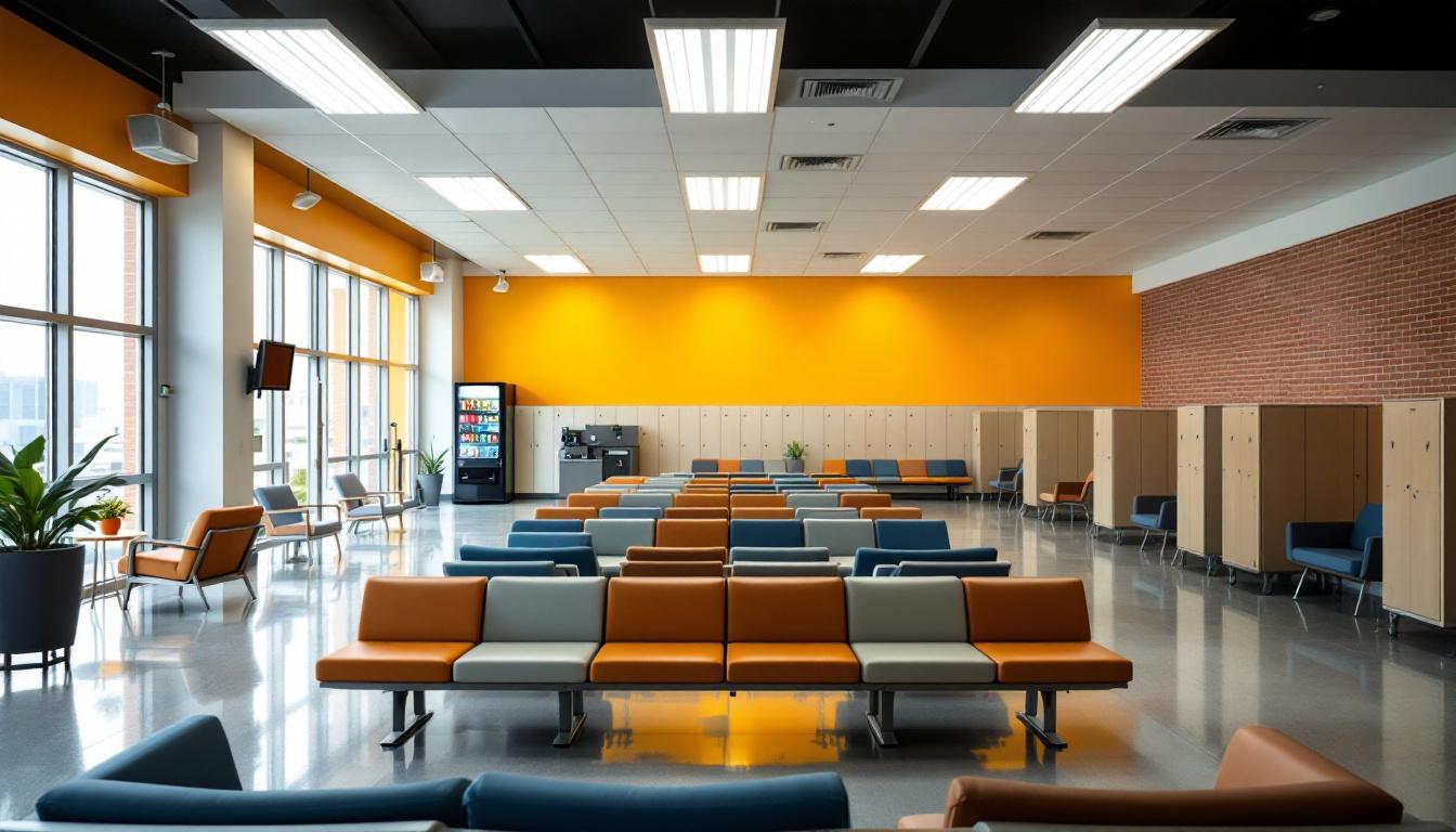 Visitation facilities and waiting area at Marion County Jail II