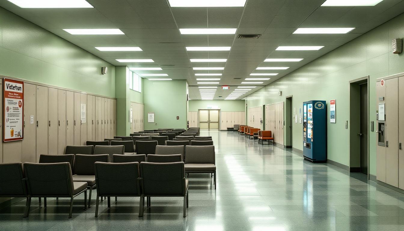 Visitation facilities and waiting area at Blackford County Sheriff