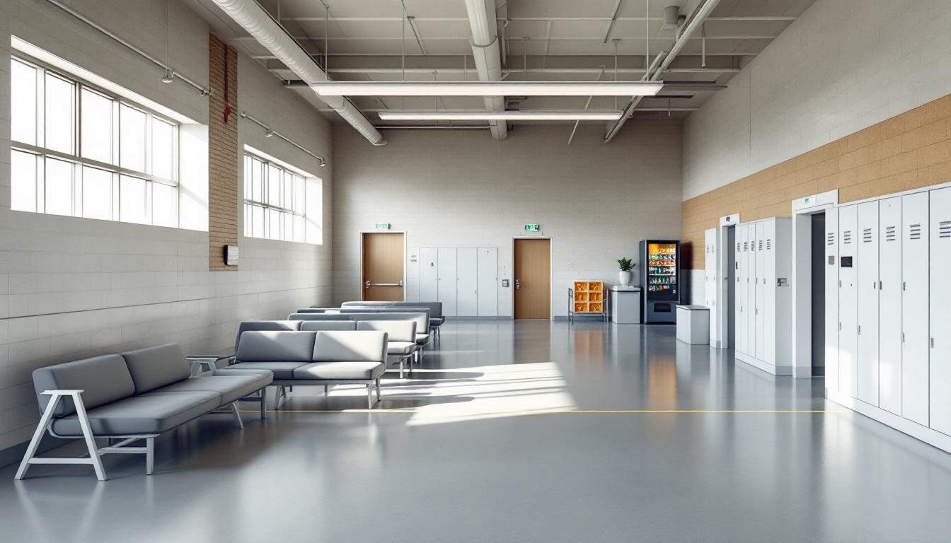 Visitation area at Tipton County Sheriff's Office