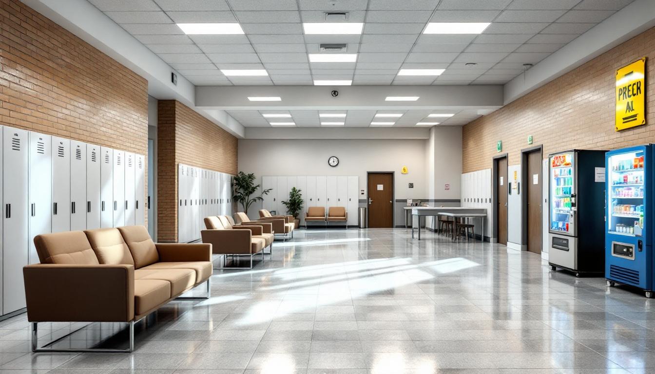 Visitation area at Howard County Sheriff's Office