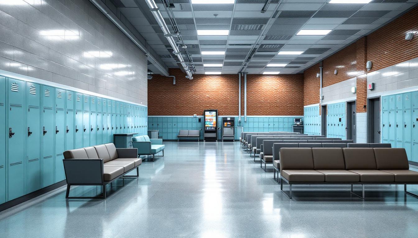 Visitation area at White County Sheriff’s Department/Jail