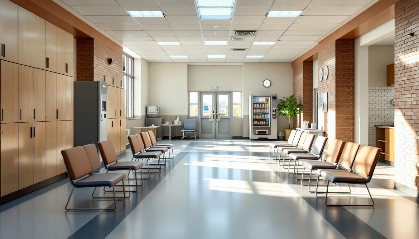 Visitation area at Pulaski County County Regional Detention Facility