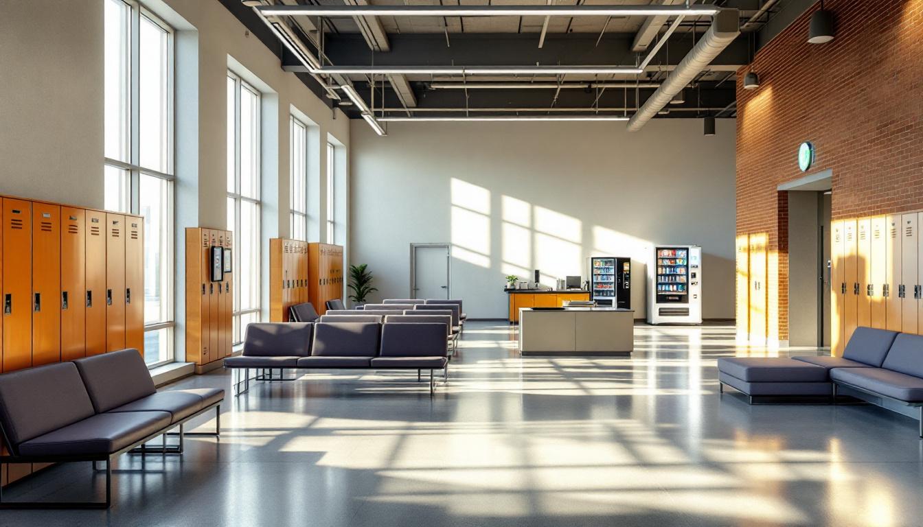 Visitation area at Dearborn County Jail