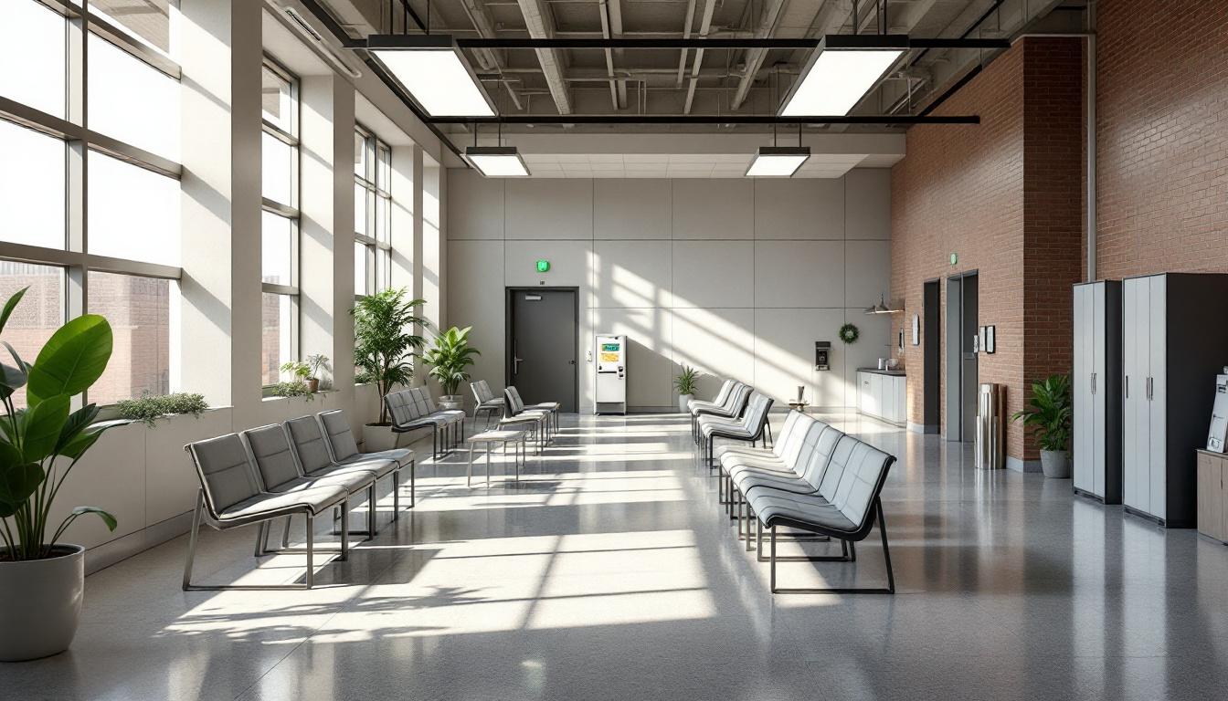 Visitation facilities and waiting area at Washington County Detention