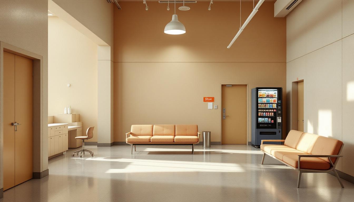 Visitation facilities and waiting area at Crawford County Jail