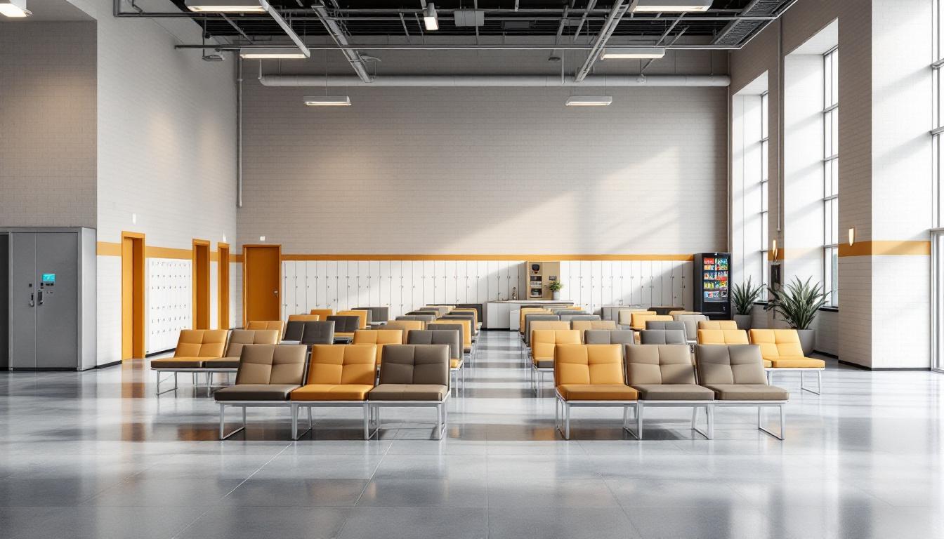 Visitation facilities and waiting area at Adams County Sheriff's Detention Facility