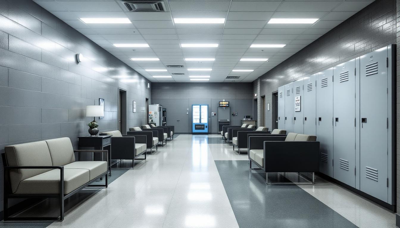 Visitation area at Perry County Detention Center