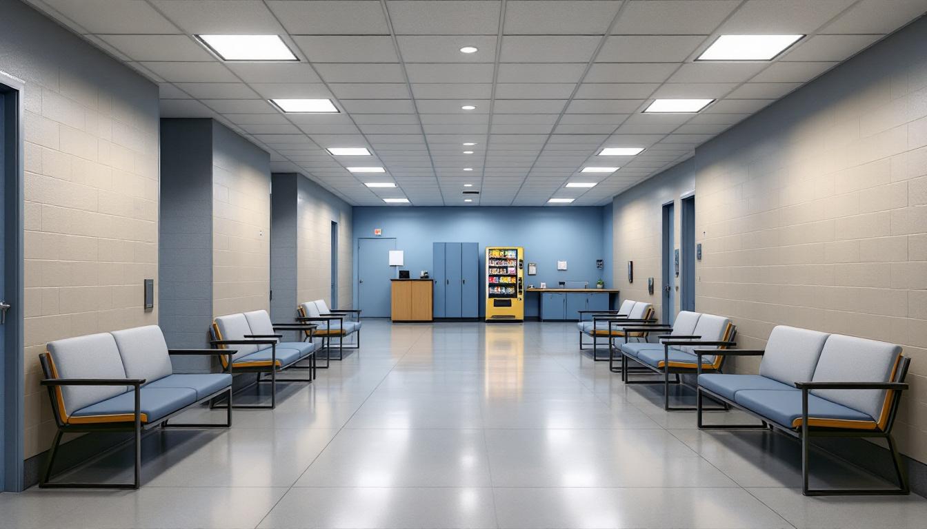Visitation area at Southeast Correctional Center
