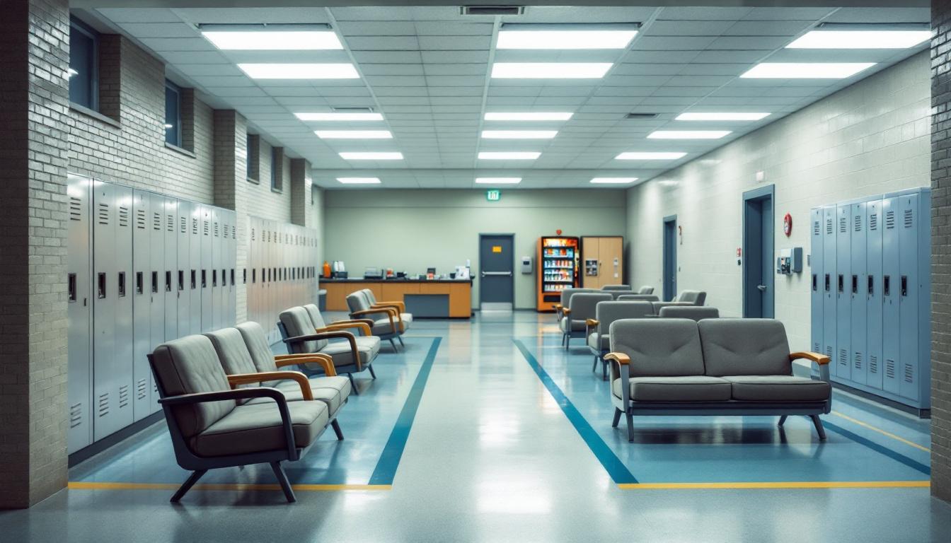 Visitation area at Barry County Jail