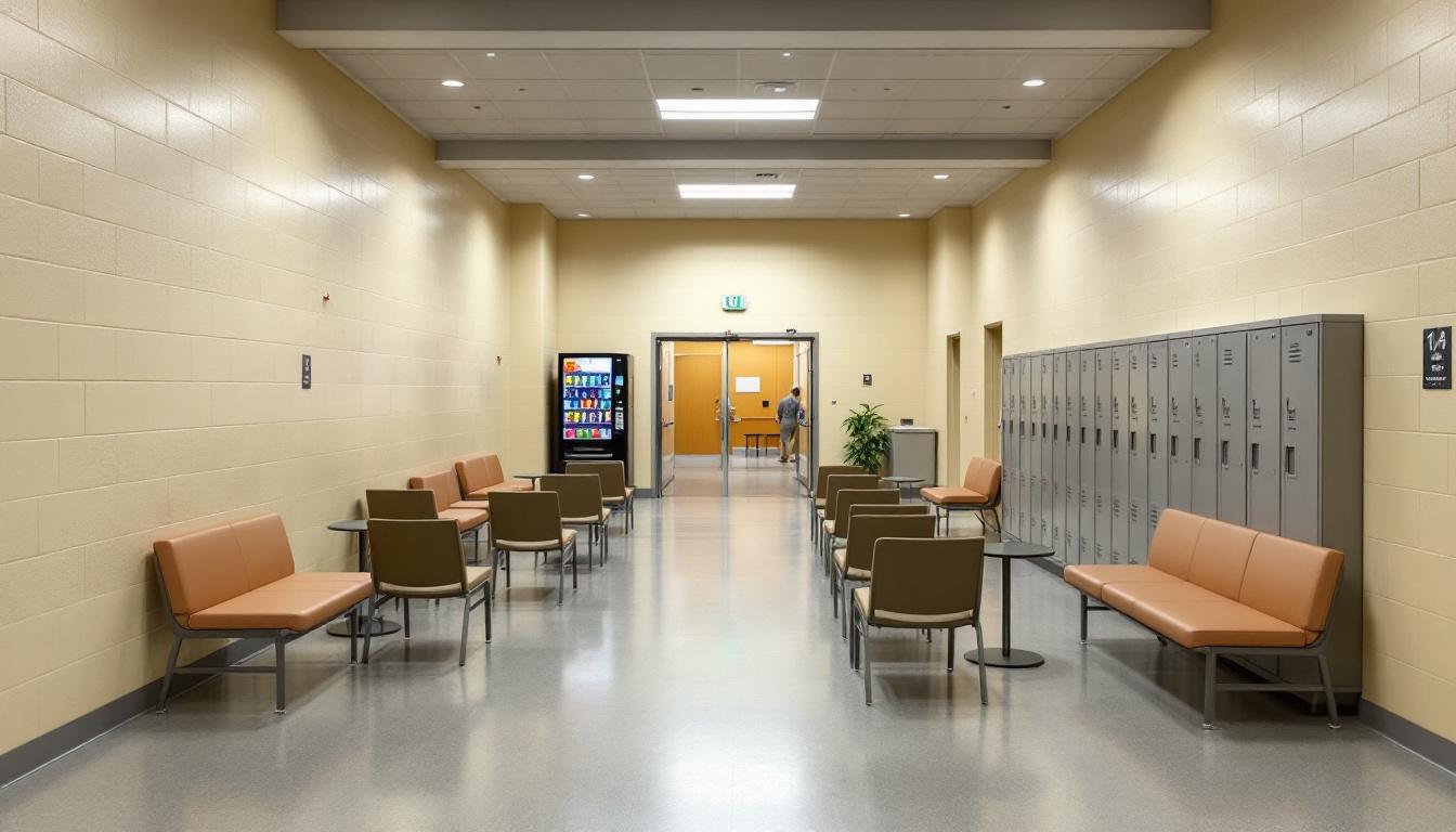 Visitation area at Scott County Sheriff