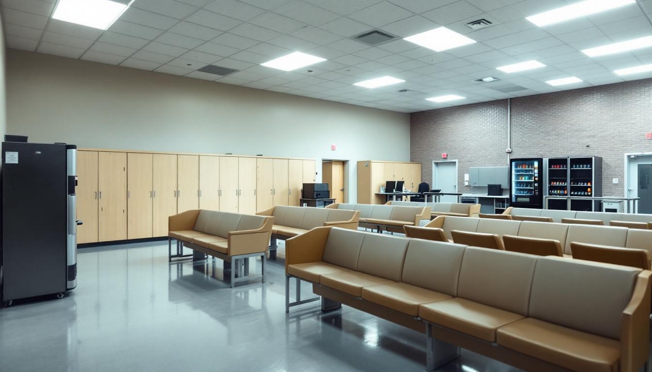 Visitation area at Missouri Eastern Correctional