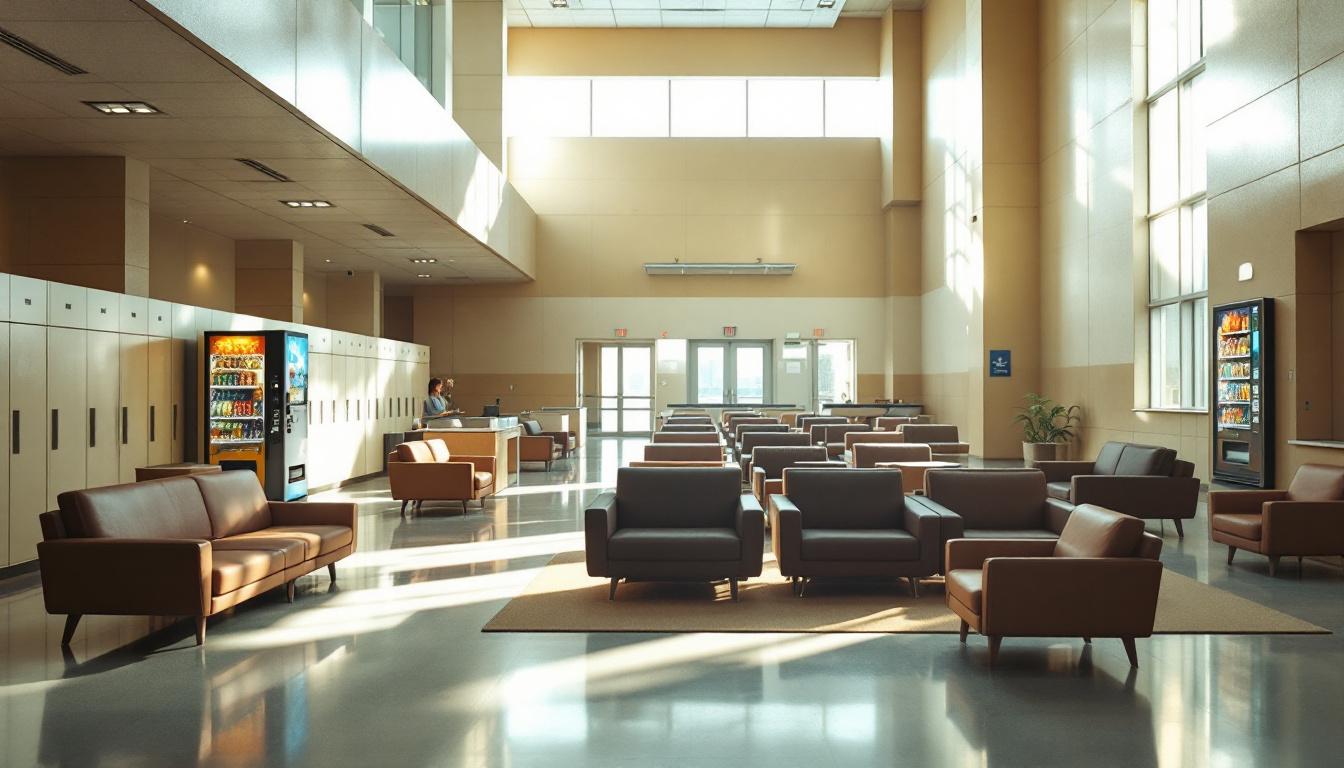 Visitation facilities and waiting area at Dunklin County Sheriff