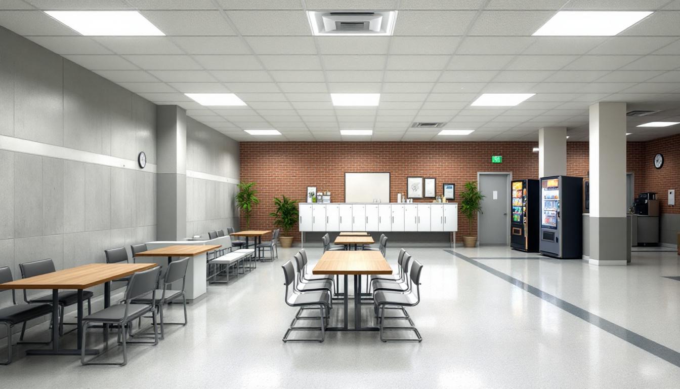 Visitation facilities and waiting area at Chillicothe Correctional Center