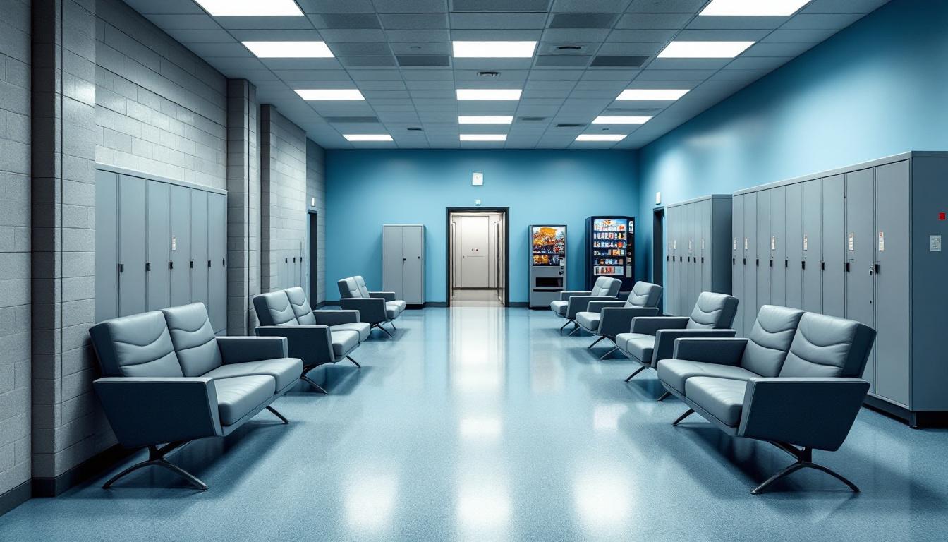 Visitation area at Pettis County Jail