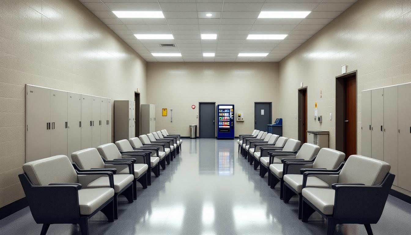 Visitation area at Crawford County Sheriff Department