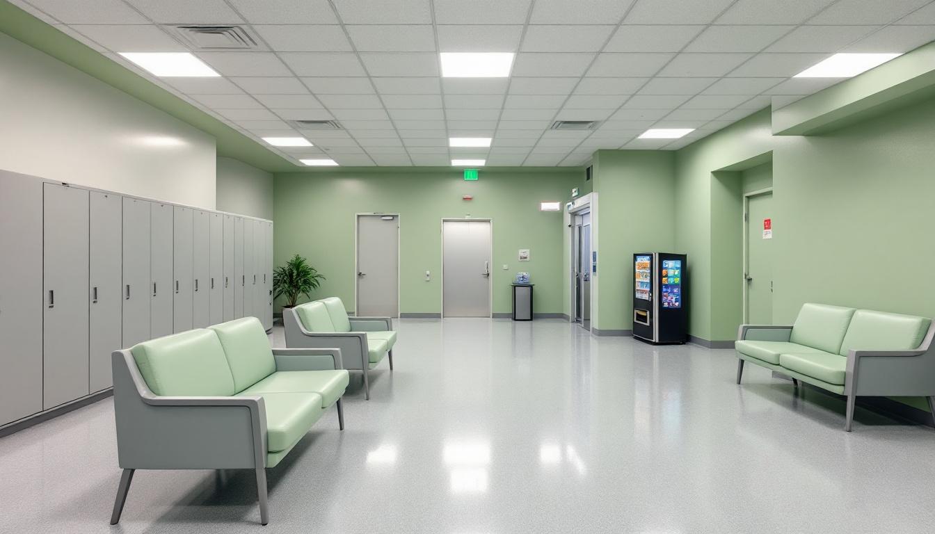Visitation area at Pemiscot County Sheriff