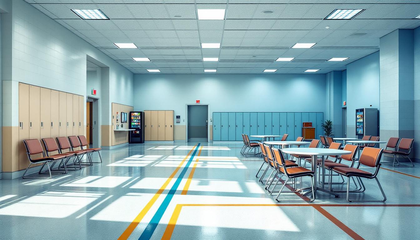 Visitation facilities and waiting area at Franklin County Adult Detention Center