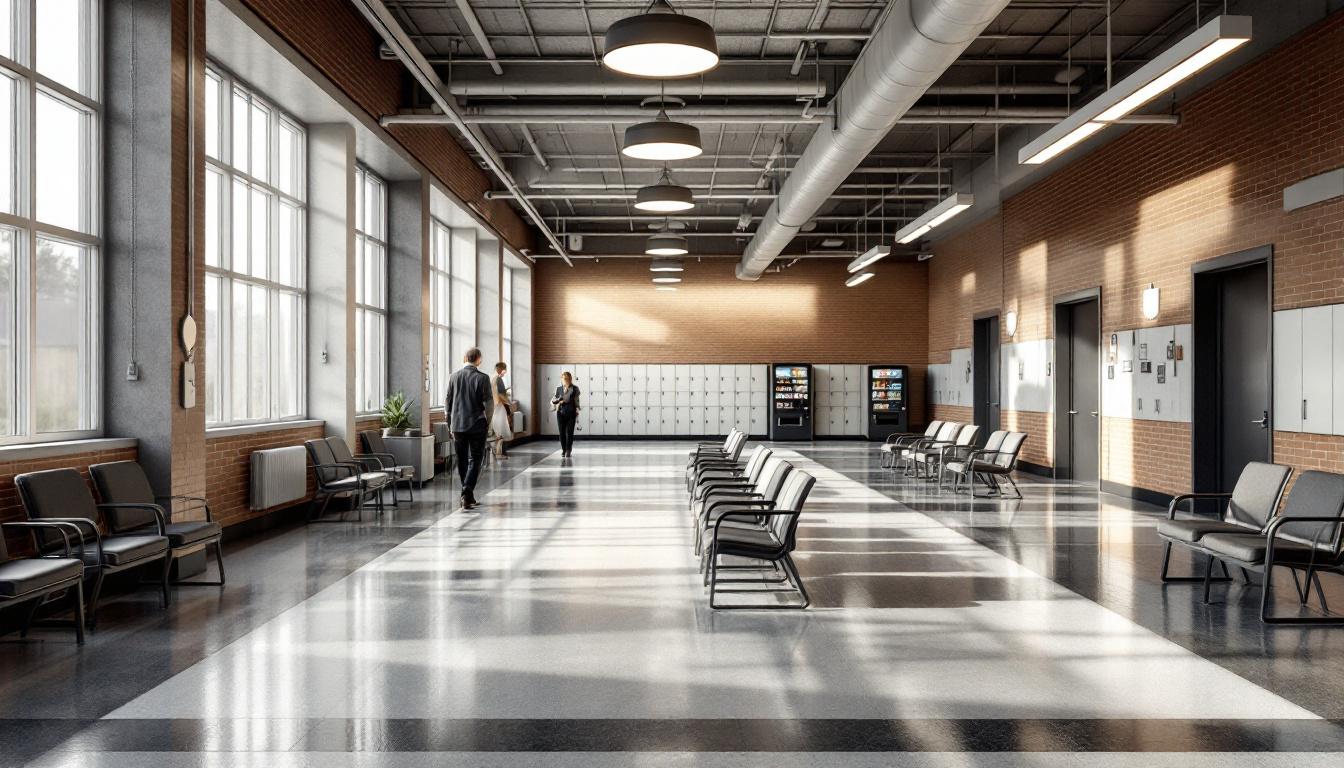 Visitation facilities and waiting area at Eastern Reception, Diagnostic and Correctional Center