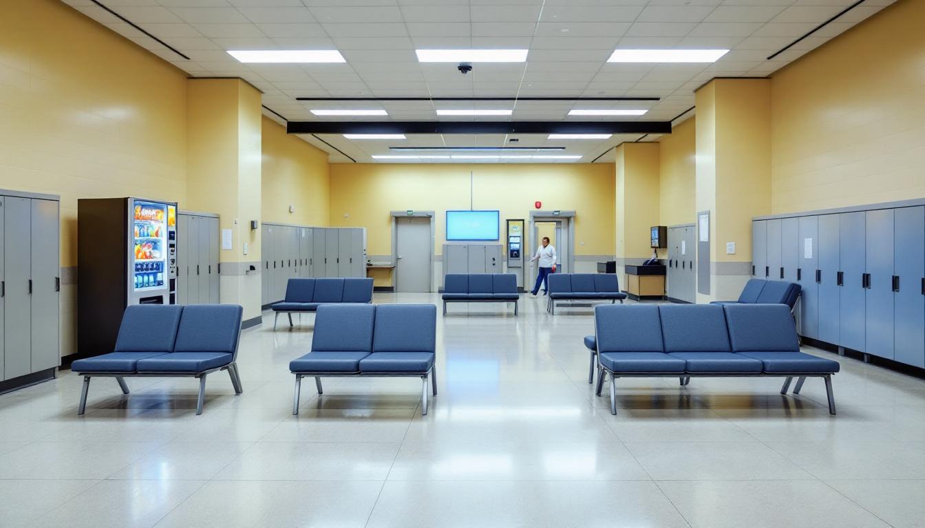 Visitation area at County Sheriff