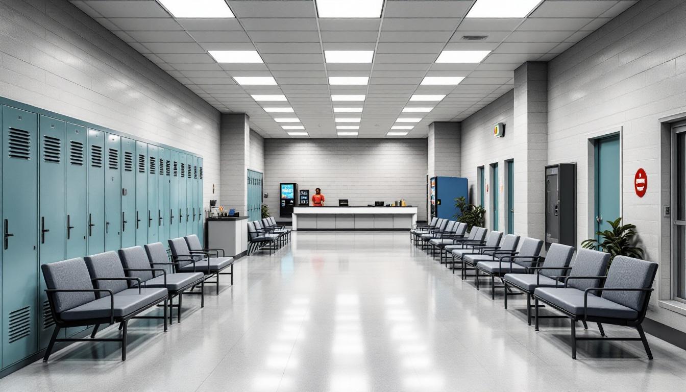 Visitation facilities and waiting area at Hickory County Sheriff’s Office