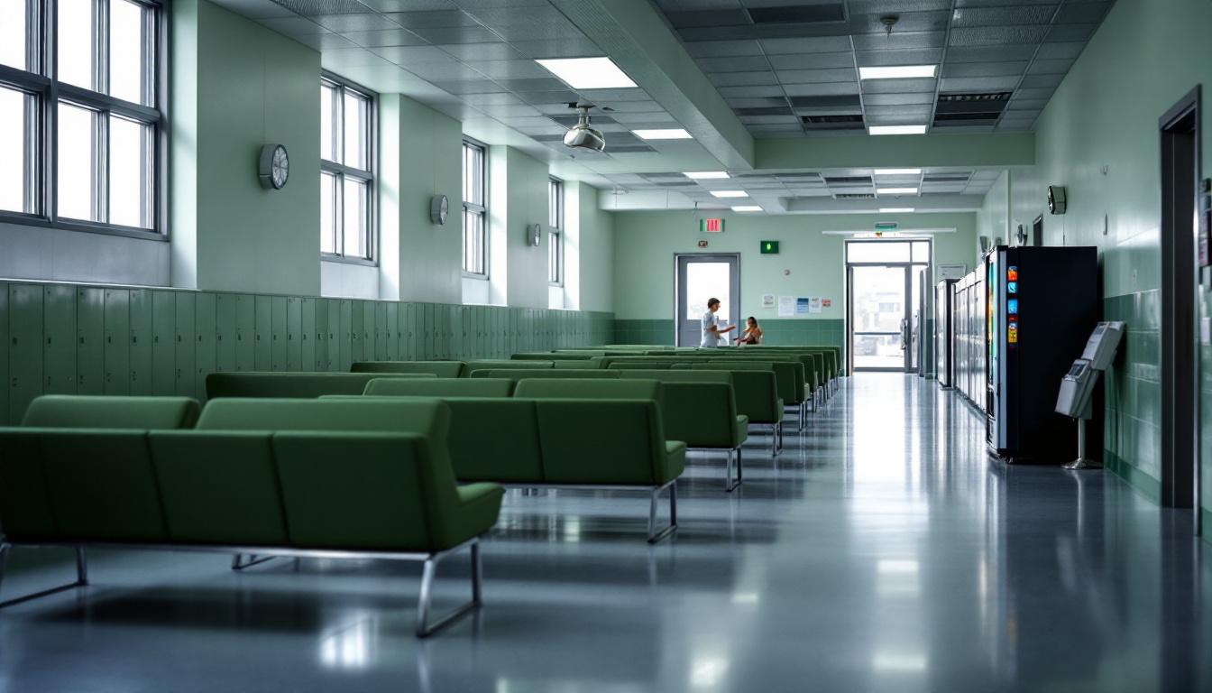 Visitation area at Johnson County Sheriff's Office
