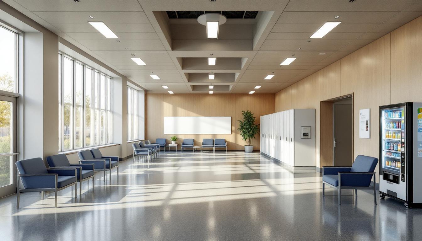 Visitation area at Howard County Jail