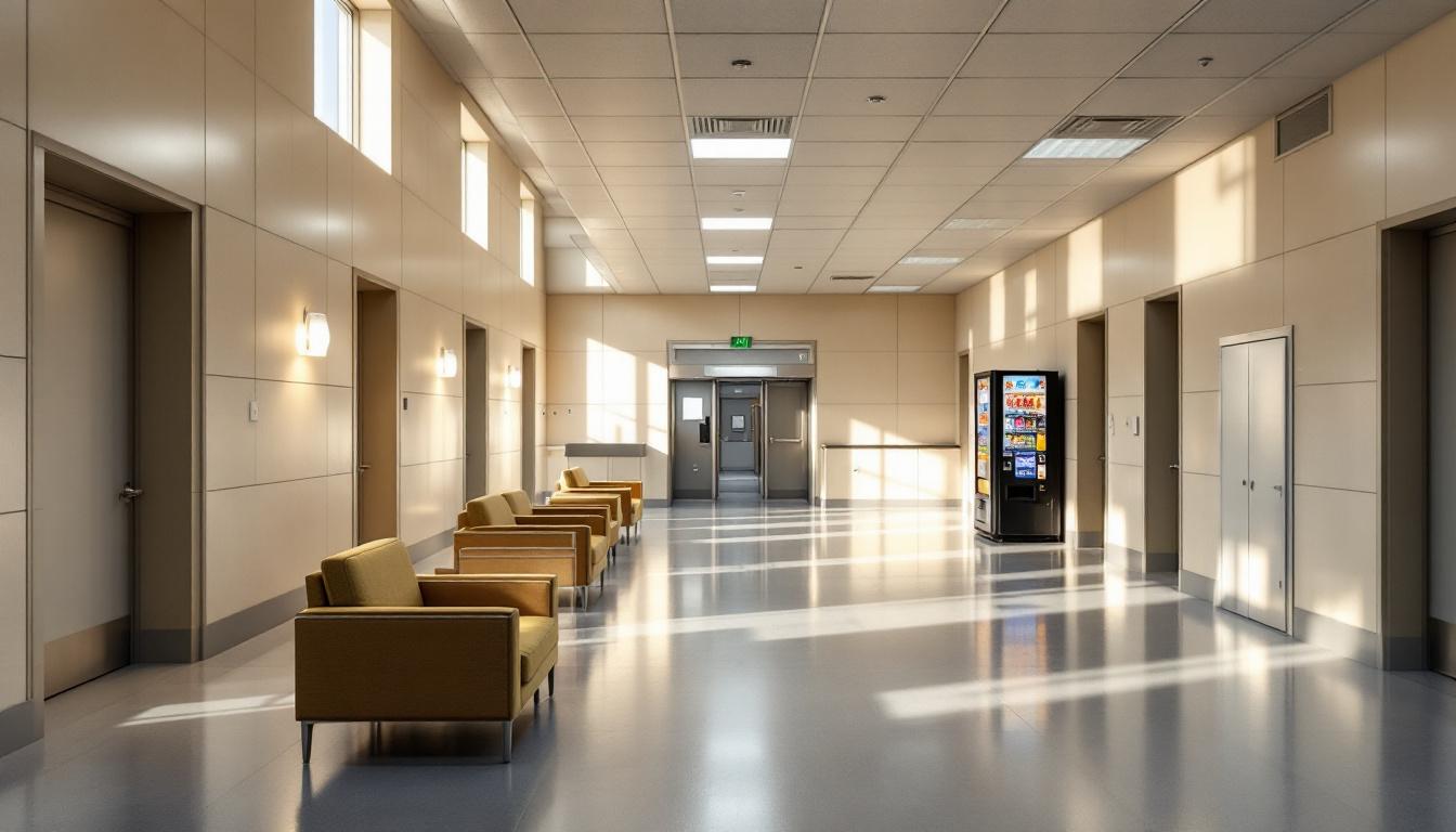 Visitation facilities and waiting area at Lawrence County Sheriff