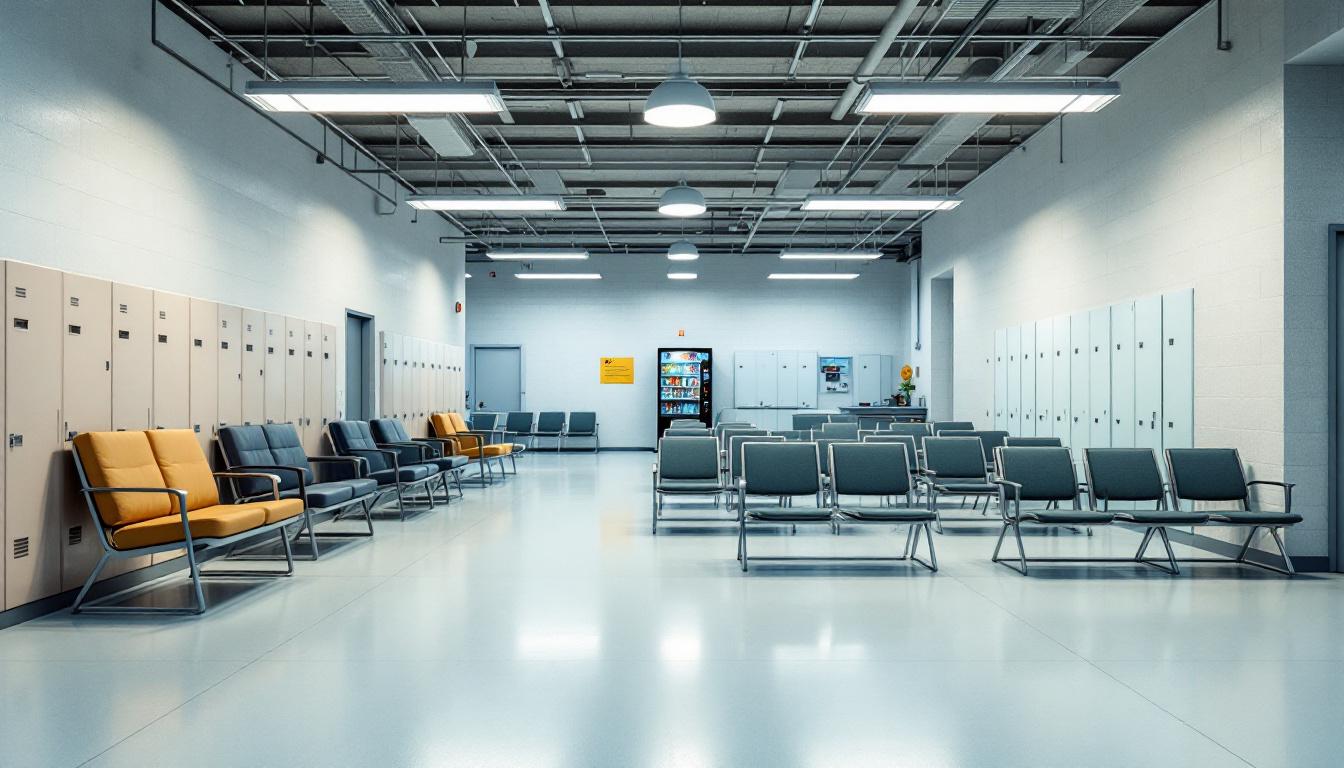 Visitation area at Audrain County Jail