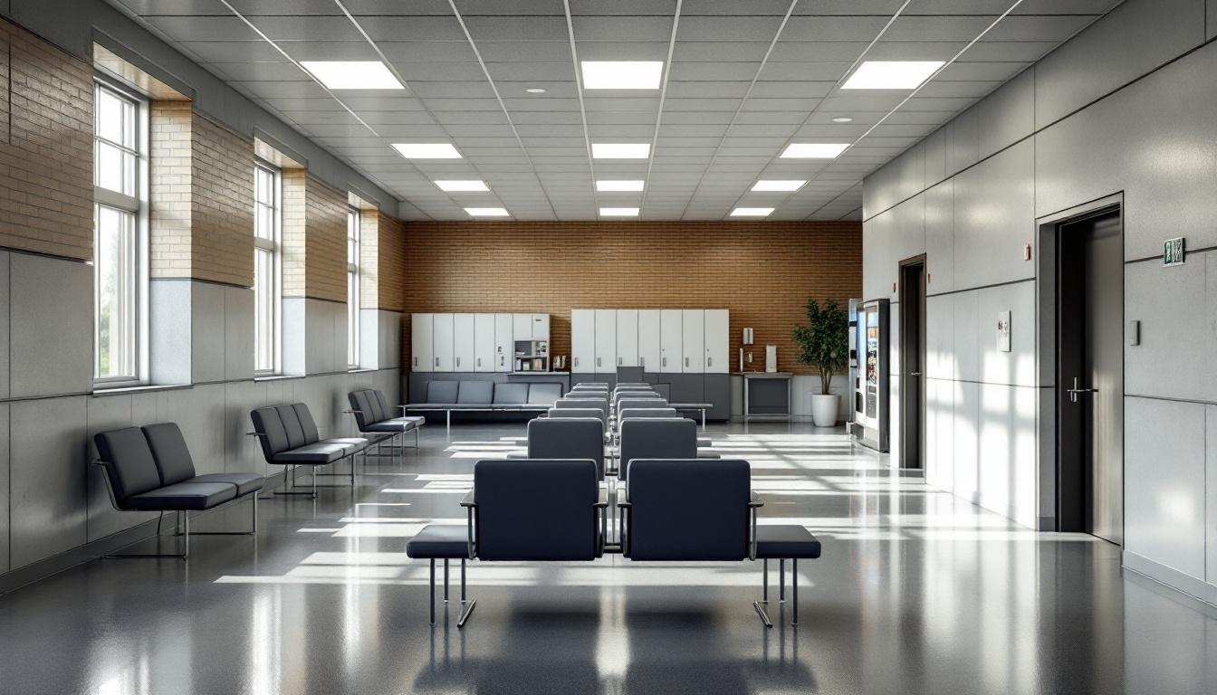 Visitation facilities and waiting area at Boonville Correctional Center